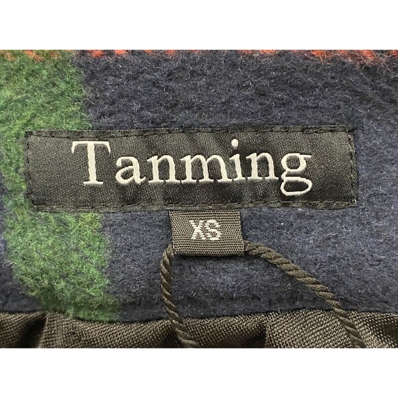 Tanming Skirt XS Fleece Multicolor Plaid Wool Blend Dark Academia Scottish NWT - Picture 9 of 10